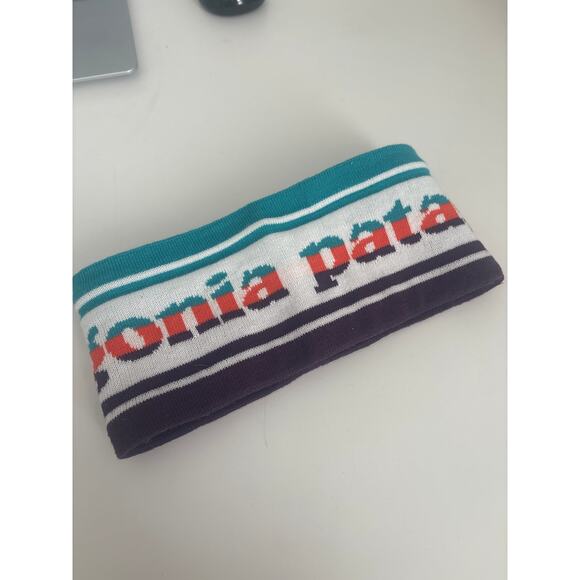 Patagonia Powder Town Knit Fleece Lined Headband Winter Outdoor Snow Gorpcore - Picture 5 of 8